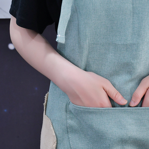 Bán buôn hộ gia đình Nylon Polyester Nấu Ăn Tạp Dề nhà bếp tạp dề với Túi lau tay tạp dề - Product Image 3