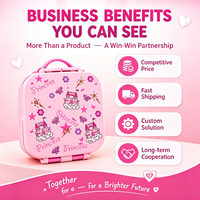 Boîte à bento pour enfants à motif princesse mignon, très vendue, en matériau sûr pour les aliments, compartimentée et portable, pour la maternelle et l'école