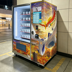 ตู้จำหน่ายสินค้าอัตโนมัติแบบกำหนดเองสำหรับร้านสะดวกซื้อ ศูนย์ธีมของเล่น ตู้จำหน่ายการ์ด TCG แบบ Full Art Card - Product Image 1