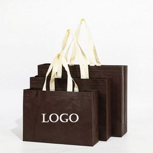 Customizable Eco-Grocery Printed Reusable Non-Woven Shopping Tote Bag Recycled Promotional Bag with Customized Logo <b>Gifts</b> - Product Image 3