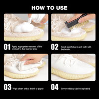 BIKI OEM ODM Portable marque privée enlever les taches blanc maille chaussure mousse nettoyant pour baskets