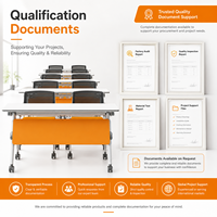 Table de formation modulaire extensible moderne avec structure métallique et roulettes pour projets commerciaux, bureaux et salles de classe