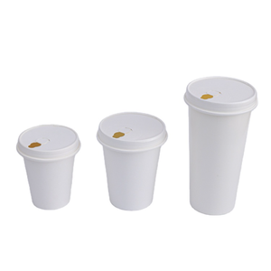 Coffee Cup Lids 100% Natural Bagasse Biodegradable Compostable Factory Direct Supply Paper Cups