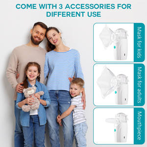 <span class=keywords><strong>Nebulizer</strong></span> Mesh Isi Ulang Bentuk Lucu Warna Putih Kemasan OEM untuk Bayi dan Dewasa - Product Image 5