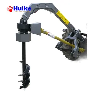 Huike Machine agricole Deep Earth Auger Hole Digger Tracteur Post Hole Digger