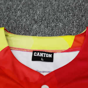 Chemise de baseball classique Tie Dye personnalisée de haute qualité Streetwear maillot de baseball surdimensionné vêtements de sport fabriqués au Vietnam - Product Image 4