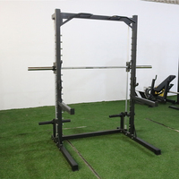 Machine Smith en acier avec logo personnalisé, demi-rack pour entraînement complet du corps, équipement de musculation pour usage universel
