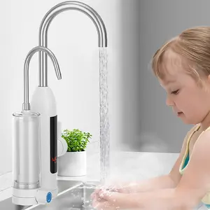Nueva Actualización de cocina inteligente LED Digital grifo eléctrico instantáneo con filtro purificador de agua limpia grifo