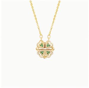 Collier Cœur Papillon en Argent 925 Plaqué Rhodium avec Zircon, Vente en Gros Usine, Bijoux de Fiançailles et de Mariage - Product Image 2