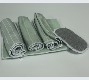 Chiffons et serviettes de nettoyage de cuisine écologiques réutilisables en fibre de bambou Greenwell - Product Image 1