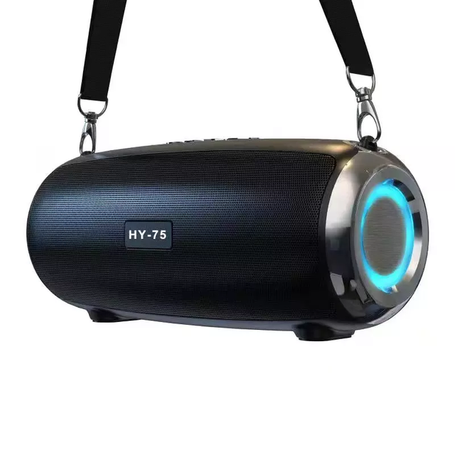RGB Lights Wireless Bucket Soundbar Multimedia Bluetooth 5.0 Speaker Strap Portable Outdoor Speaker