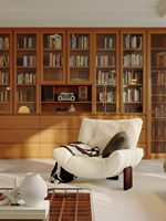 Librería Moderna de Madera Resistente en Color Natural con 5 Estantes, Instalación en Pared, Diseño Ecológico para Sala de Estar
