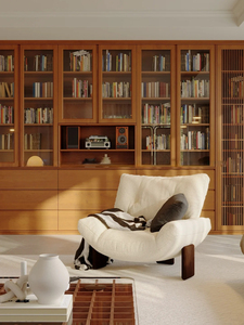 Librería Moderna de Madera Resistente en Color Natural con <span class=keywords><strong>5</strong></span> Estantes, Instalación en Pared, Diseño Ecológico para Sala de Estar - Product Image 3