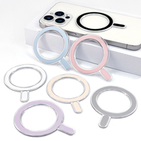 Pelat Magnetik Kristal Ultra Tipis dengan Perekat untuk Dudukan Ponsel di Mobil, Berbagai Warna, Universal