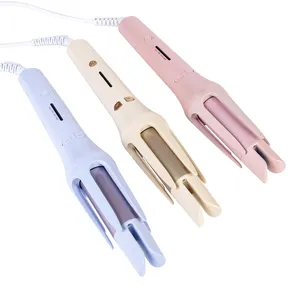 Professional Hair Curling Iron Electric Ceramic Coating Crimper Automatic Hair Rolling Curler Rotating Hair Curls Portable
