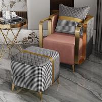 Canapé individuel de luxe nordique, style design moderne pour chambre, bureau, hôtels, zone de réception, salon, durable