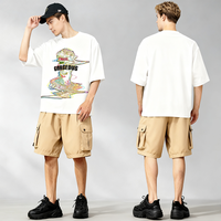 T shirt homme 250g coton épais haute qualité pour impression personnalisée prix de gros