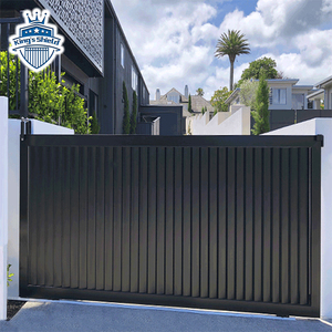<span class=keywords><strong>Portails</strong></span> <span class=keywords><strong>coulissants</strong></span> modernes en aluminium pour cour et allée, en métal, pour maison - Product Image 2