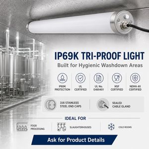 ไฟ LED กันน้ำ IP69K สำหรับเต็นท์ ที่พักฉุกเฉิน อาคารชั่วคราว - Product Image 4
