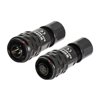 Connecteur circulaire aviation WEIPU IP67 étanche SA6 2, 3, 4, 5 broches, prise mâle métallique et prise femelle inversée
