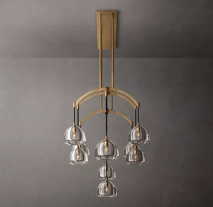 โคมไฟคริสตัล LED สไตล์โมเดิร์นสุดหรูสำหรับบ้าน โรงแรม ล็อบบี้ และห้องรับประทานอาหาร - Product Image 5