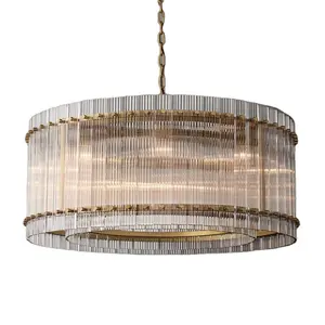 plum blossom glass tube lighting modern pendant chandeliers customization lamp for hotel room