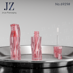 Jinze Transparent Lipgloss With Curve Shape Packaging For Makeup <strong>Lip</strong> Glaze Tube - Product Image 4