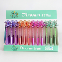 Bolígrafo de Lujo con Diseño de Animales de O&Q Manufacturers, Dinosaurio de Dibujos Animados, Nuevo Diseño, Plástico Ecológico, Tinta Azul/Negra
