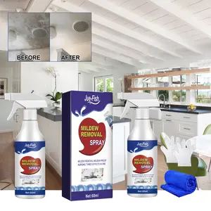 Mildew Removal Spray Ceiling Bathroom Tile Wall Multi effect cleaning and decontaminating mildew removal spray