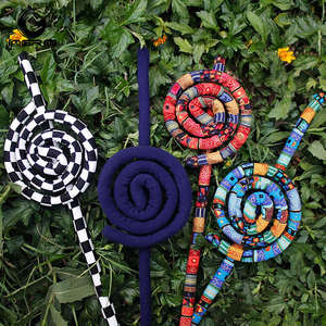 Bandeau en fil d'acier Wanmei Fashion, accessoires pour cheveux, bandeaux longs et pliables pour femmes et hommes, attache-cheveux en spirale - Product Image 6