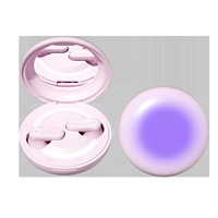 Écouteurs sans fil semi intra-auriculaires M162 TWS personnalisables, best-sellers, avec fonction miroir de maquillage et éclairage ambiant LED de la batterie