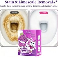 Nettoyant pour lavabo et toilettes en mousse violette ODM, poudre nettoyante pour toilettes