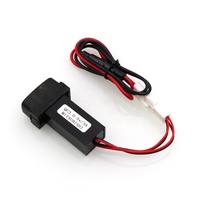 Dashboard auto caricabatterie USB 5V 2.4A e QC3.0 ricarica rapida per mitMitsubishi ASX Lancer Outlander Pajero per iPhone per iPad
