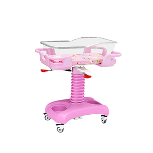 Adjustable Height Baby <strong>Crib</strong> with Transparent ABS Bassinet Neonatal ICU <strong>Crib</strong> with Trendelenburg Positioning - Product Image 1
