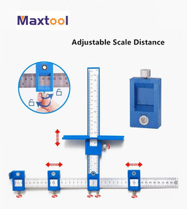 Regolabile punzone guida trapano strumenti manuali grado fai da te Cabinet Hardware Jig per l'installazione di maniglie OEM supporto personalizzato - Product Image 4