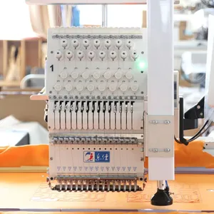 Single head commercial Embroidery Machine laser cutter embroidery machine computerized