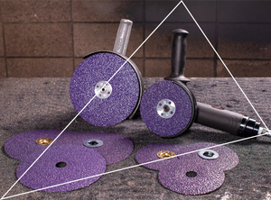 Disco de arena de fibra cerámica 3M1182C, soldadura de acero al carbono, disco de molienda de papel de acero de 5 pulgadas, disco de pulido de agujero redondo con agujero cruzado - Product Image 6