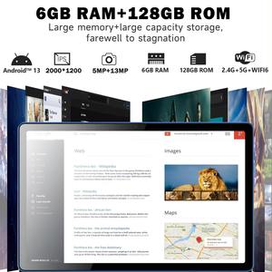 VOCCA 10.36-Inch 6G 128GB Android 13 2000x1200 Resolution MTK Octa Core 4G <b>Tablet</b> PC Keyboard 6000mAh Battery Shockproof for - Product Image 4