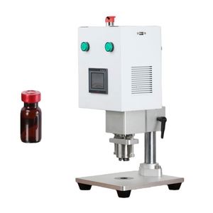 Machine de scellage de bouteilles électrique à petite échelle pour bouchons en aluminium et en plastique dans l'industrie des parfums - Product Image 4