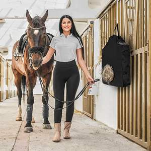 Custom Wheeled Horse <b>Hay</b> Storage Carry Bags Factory Directly Free Samples Horse <b>Feeder</b> 600D PVC <b>Hay</b> Bale Bag for Horse - Product Image 5