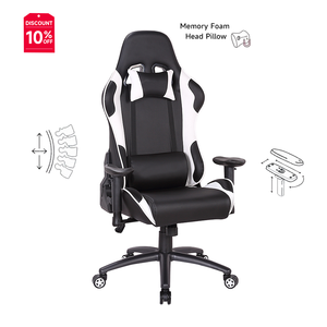 <span class=keywords><strong>Furgle</strong></span> chaise de jeu gamer fauteuil siège 2023 pivotant casque moniteur pc ram inclinable - Product Image 2