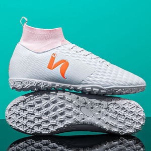 Chaussures de football pour hommes Agtf, tige synthétique, doublure en mesh, semelle extérieure en caoutchouc, semelle intermédiaire en EVA, crampons pour entraînement et matchs d'été - Product Image 2