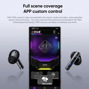 หูฟังไร้สาย Red Magic DAO AI Active Wireless 28ms Low Latency TWS สำหรับเล่นเกม - Product Image 4