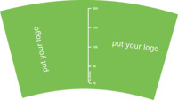 Logo personnalisé couleur bleu vert pliable tasse à eau Tpu course Portable ultra-léger 200ml vitesse tasse événement Camping Trail tasse