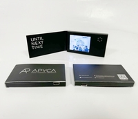 Brochure vidéo LCD portable, légère et compacte, pratique pour la distribution lors d'expositions et d'événements