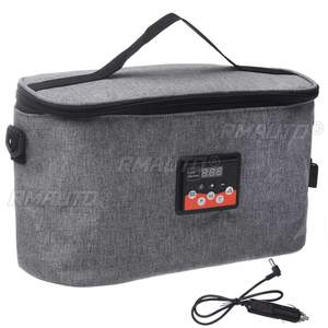 Boîte à lunch chauffante électrique pour voiture, four portable 12V, chauffe-aliments léger pour voiture, chauffe-lait pour le travail, les pique-niques et les voyages en voiture - Product Image 6