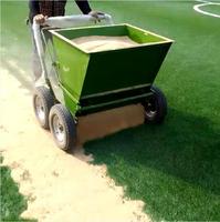 Pequeño Proyecto de lavado de arena de empuje manual césped artificial campo de fútbol hierba peinar máquina de lavado de arena