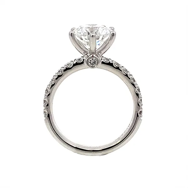 Alla moda Moissanite Cvd diamante da donna di lusso da sposa 18k oro bianco anello di diamanti