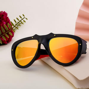 Nouvelles lunettes de soleil aviateur de style européen et américain pour hommes, monture noire C5, verres vert-gris, protection UV400, pare-soleil de classe 2 - Product Image 3