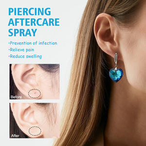 South Moon <b>Piercing</b> Aftercare <b>Spray</b> Ear <b>Piercing</b> Cleaning Odor Removal Prevention Pain Relief Swelling Reduction Ear Care Herbal - Product Image 5